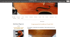 Desktop Screenshot of matthieupeguironluthier.com